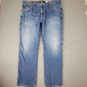 Ariat Jeans Mens 40x32 Blue Heritage Relaxed Fit Denim Jeans Straight Leg Mens